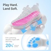 image:imageDREAM PAIRS Boys Girls Shoes Kids Tennis Running Gym Athletic Sneakers Breathable Lightweight for Little Big KidDark PurpleHot Pink