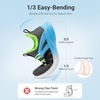 image:imageDREAM PAIRS Boys Girls Slip on Sneakers Kids Tennis Athletic Running Walking Breathable Lightweight School Gym ShoesDark GreyBlue