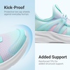 image:imageDREAM PAIRS Boys Girls Slip on Sneakers Kids Tennis Athletic Running Walking Breathable Lightweight School Gym ShoesRainbow