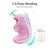 image:imageDREAM PAIRS Girls Running Shoes Kids Sneakers Tennis ColorBurst Lightweight Casual Walking ShoesPinkGreen