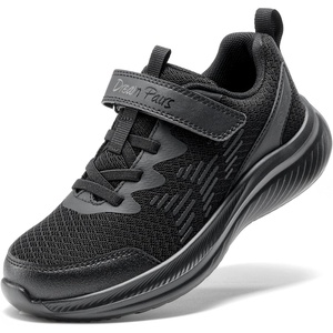 image:imageDREAM PAIRS Boys Girls Shoes Kids Tennis Running Gym Athletic Sneakers Breathable Lightweight for Little Big KidAll Black