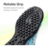 image:imageDREAM PAIRS Boys Girls Indoor Turf Soccer Cleats Lace Up Athletic Youth Futsal Football Casual Shoes for LittleBig KidBlue