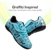 image:imageDREAM PAIRS Boys Girls Indoor Turf Soccer Cleats Lace Up Athletic Youth Futsal Football Casual Shoes for LittleBig KidBlue