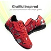 image:imageDREAM PAIRS Boys Girls Indoor Turf Soccer Cleats Lace Up Athletic Youth Futsal Football Casual Shoes for LittleBig KidRed