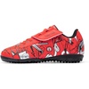 image:imageDREAM PAIRS Boys Girls Indoor Turf Soccer Cleats Lace Up Athletic Youth Futsal Football Casual Shoes for LittleBig KidRed