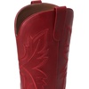 image:imageDREAM PAIRS Cowboy Boots for Women Cowgirl Western Mid Calf Boots Snip Toe Embroidered Stitched Low Chunky Heel Pull On Fashion BootsAll Red