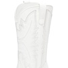image:imageDREAM PAIRS Cowboy Boots for Women Cowgirl Western Mid Calf Boots Snip Toe Embroidered Stitched Low Chunky Heel Pull On Fashion BootsWhite