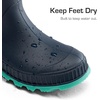 image:imageDREAM PAIRS Kids Rain Boots EasyOn Lightweight NonSlip Outsole for Boys amp Girls Outdoor Rainy Day PlayNavyGreen