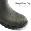 image:imageDREAM PAIRS Kids Rain Boots EasyOn Lightweight NonSlip Outsole for Boys amp Girls Outdoor Rainy Day PlayOlive