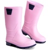 image:imageDREAM PAIRS Kids Rain Boots EasyOn Lightweight NonSlip Outsole for Boys amp Girls Outdoor Rainy Day PlayPink