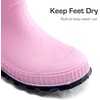 image:imageDREAM PAIRS Kids Rain Boots EasyOn Lightweight NonSlip Outsole for Boys amp Girls Outdoor Rainy Day PlayPink