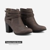 image:imageDREAM PAIRS Womens Chunky High Heel Ankle Boots Close Toe Fall Heeled Booties ShoesBrown