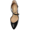 image:imageDREAM PAIRS Womens Closed Pointed Toe Low Chunky Heels Pumps Ankle Strap Wedding Business Dressy ShoesBlackpu