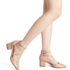 image:imageDREAM PAIRS Womens Closed Pointed Toe Low Chunky Heels Pumps Ankle Strap Wedding Business Dressy ShoesNudepu