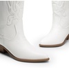image:imageDREAM PAIRS Womens Cowboy Boots Mid Calf Cowgirl Boots Embroidery Stitched Western BootsWhite