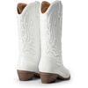 image:imageDREAM PAIRS Womens Cowboy Boots Mid Calf Cowgirl Boots Embroidery Stitched Western BootsWhite