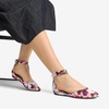 image:imageDREAM PAIRS Womens Low Wedge Pointed Toe Ankle Strap Dress Comfortable Casual Flats Shoes for Prom Party WeddingFloral