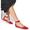 image:imageDREAM PAIRS Womens Low Wedge Pointed Toe Ankle Strap Dress Comfortable Casual Flats Shoes for Prom Party WeddingRedpu1