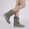 image:imageDREAM PAIRS Womens Mid Calf Fashion Winter Snow BootsGrey