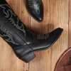 image:imageDREAM PAIRS Womens MidCalf Boots  Classic ComfortBlackpu
