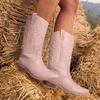 image:imageDREAM PAIRS Womens MidCalf Boots  Classic ComfortPink