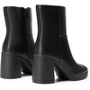 image:imageDREAM PAIRS Womens Platform Gogo Ankle Boots Chunky High Heels Square Toe Comfort Party Dress Side Zipper Booties Shoes for WomenBlack