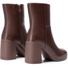 image:imageDREAM PAIRS Womens Platform Gogo Ankle Boots Chunky High Heels Square Toe Comfort Party Dress Side Zipper Booties Shoes for WomenBrown