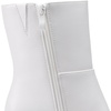 image:imageDREAM PAIRS Womens Platform Gogo Ankle Boots Chunky High Heels Square Toe Comfort Party Dress Side Zipper Booties Shoes for WomenWhite
