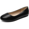 image:imageDREAM PAIRS Womens SoleSimple Wide Width Flats Ballerina Walking Flats Comfortable Slip on ShoesBlack