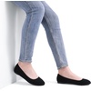 image:imageDREAM PAIRS Womens SoleSimple Wide Width Flats Ballerina Walking Flats Comfortable Slip on ShoesBlackNubuck
