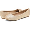 image:imageDREAM PAIRS Womens SoleSimple Wide Width Flats Ballerina Walking Flats Comfortable Slip on ShoesGoldGlitter