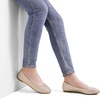 image:imageDREAM PAIRS Womens SoleSimple Wide Width Flats Ballerina Walking Flats Comfortable Slip on ShoesGoldGlitter