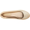 image:imageDREAM PAIRS Womens SoleSimple Wide Width Flats Ballerina Walking Flats Comfortable Slip on ShoesGoldGlitter