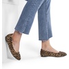 image:imageDREAM PAIRS Womens SoleSimple Wide Width Flats Ballerina Walking Flats Comfortable Slip on ShoesLeopardsuede