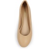image:imageDREAM PAIRS Womens SoleSimple Wide Width Flats Ballerina Walking Flats Comfortable Slip on ShoesNudepu1
