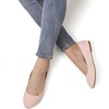 image:imageDREAM PAIRS Womens SoleSimple Wide Width Flats Ballerina Walking Flats Comfortable Slip on ShoesPink
