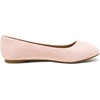 image:imageDREAM PAIRS Womens SoleSimple Wide Width Flats Ballerina Walking Flats Comfortable Slip on ShoesPink
