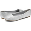 image:imageDREAM PAIRS Womens SoleSimple Wide Width Flats Ballerina Walking Flats Comfortable Slip on ShoesSilverGlitter