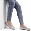 image:imageDREAM PAIRS Womens SoleSimple Wide Width Flats Ballerina Walking Flats Comfortable Slip on ShoesSilverGlitter