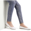 image:imageDREAM PAIRS Womens SoleSimple Wide Width Flats Ballerina Walking Flats Comfortable Slip on ShoesWhitePu