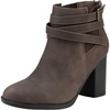 image:imageDREAM PAIRS Womens Chunky High Heel Ankle Boots Close Toe Fall Heeled Booties ShoesBrown