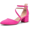 Hot Pink-suede