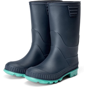 image:imageDREAM PAIRS Kids Rain Boots EasyOn Lightweight NonSlip Outsole for Boys amp Girls Outdoor Rainy Day PlayNavyGreen