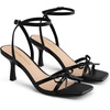 image:imageDREAM PAIRS 2026 Womens Bow Heels Kitten Heels for Women Square Toe Strappy Heeled Sandals Elegant Wedding amp Bridal Bownots Sandals for Formal amp Special OccasionsBlack