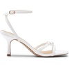 image:imageDREAM PAIRS 2026 Womens Bow Heels Kitten Heels for Women Square Toe Strappy Heeled Sandals Elegant Wedding amp Bridal Bownots Sandals for Formal amp Special OccasionsWhite