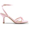 image:imageDREAM PAIRS 2026 Womens Bow Heels Kitten Heels for Women Square Toe Strappy Heeled Sandals Elegant Wedding amp Bridal Bownots Sandals for Formal amp Special OccasionsPink