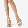 image:imageDREAM PAIRS Heels for Women Block Chunky Platform High Heels Open Toe Fashion Wedding Party Evening Prom Dance Ankle Strap Dress Pump Sandals ShoesGold