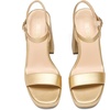 image:imageDREAM PAIRS Heels for Women Block Chunky Platform High Heels Open Toe Fashion Wedding Party Evening Prom Dance Ankle Strap Dress Pump Sandals ShoesGold