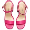 image:imageDREAM PAIRS Heels for Women Block Chunky Platform High Heels Open Toe Fashion Wedding Party Evening Prom Dance Ankle Strap Dress Pump Sandals ShoesHot Pink