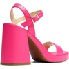 image:imageDREAM PAIRS Heels for Women Block Chunky Platform High Heels Open Toe Fashion Wedding Party Evening Prom Dance Ankle Strap Dress Pump Sandals ShoesHot Pink